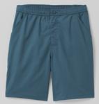 Double Peak E-waist Short: GREY BLUE